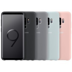 Чехол Samsung Silicone Cover for Galaxy S9 Plus (синий)