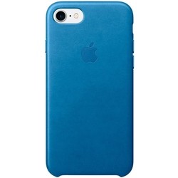 Чехол Apple Leather Case for iPhone 7/8 (синий)