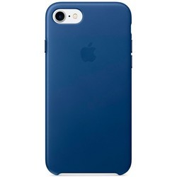 Чехол Apple Leather Case for iPhone 7/8 (оранжевый)