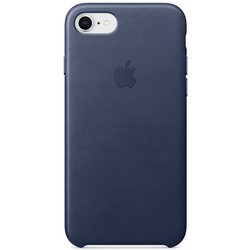 Чехол Apple Leather Case for iPhone 7/8 (белый)
