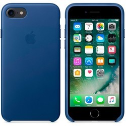 Чехол Apple Leather Case for iPhone 7/8 (графит)