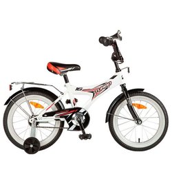 Детский велосипед Novatrack Turbo 16 2019 (белый)