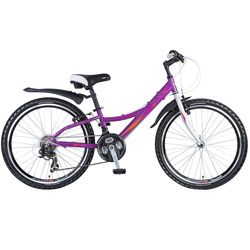 Велосипед Novatrack Lady 24 21 2017 frame 12 (фиолетовый)