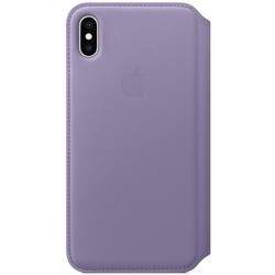 Чехол Apple Leather Folio for iPhone XS Max (красный)