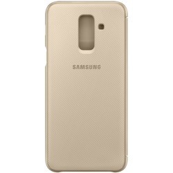 Чехол Samsung Wallet Cover for Galaxy A6 Plus (золотистый)