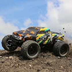 Радиоуправляемая машина ECX Ruckus Monster Truck 2WD Brushed RTR 1:10