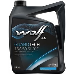 Моторное масло WOLF Guardtech 15W-50 SL/CF 5L