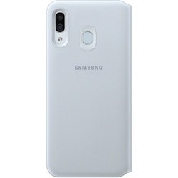 Чехол Samsung Wallet Cover for Galaxy A30 (белый)