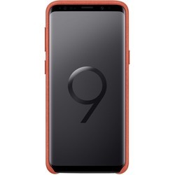 Чехол Samsung Alcantara Cover for Galaxy S9 (оранжевый)