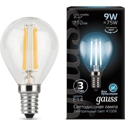 Лампочка Gauss LED G45 11W 4100K E14 105801211