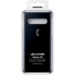 Чехол Samsung LED Cover for Galaxy S10 (черный)