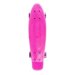 Скейтборд MaxCity Plastic Board (розовый)