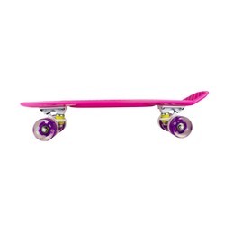 Скейтборд MaxCity Plastic Board (розовый)