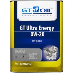 Моторное масло GT OIL GT Ultra Energy 0W-20 4L