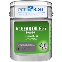 Трансмиссионное масло GT OIL GT Gear Oil 80W-90 GL-5 20L