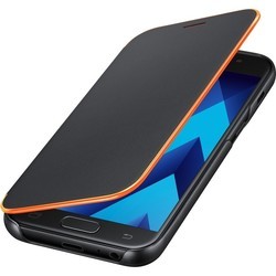 Чехол Samsung Neon Flip Cover for Galaxy A3 (черный)