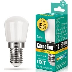 Лампочка Camelion LED2-T26 2W 3000K E14