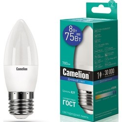 Лампочка Camelion LED8-C35 8W 6500K E27