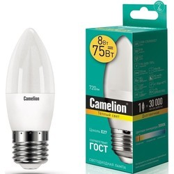 Лампочка Camelion LED8-C35 8W 6500K E27