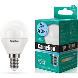 Лампочка Camelion LED8-G45 8W 6500K E14