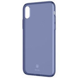 Чехол BASEUS Simple Series Anti-Fall Case for iPhone X/Xs (синий)