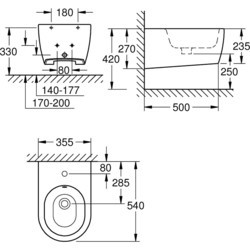 Биде Grohe Essence 39574