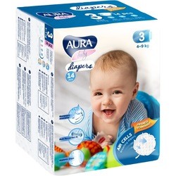 Подгузники Aura Baby 3 / 14 pcs