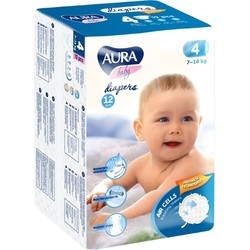 Подгузники Aura Baby 4