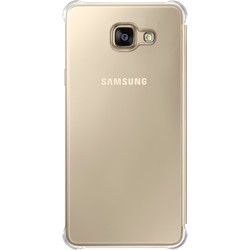 Чехол Samsung Clear View Cover for Galaxy A7 (золотистый)