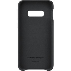 Чехол Samsung Leather Cover for Galaxy S10e (черный)