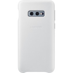 Чехол Samsung Leather Cover for Galaxy S10e (белый)