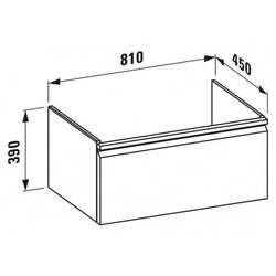 Тумба под умывальник Laufen Pro S 483502 (белый)