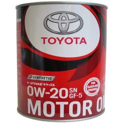 Моторное масло Toyota Motor Oil 0W-20 SN/GF-5 Synthetic 1L