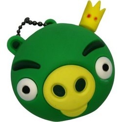 USB Flash (флешка) Uniq Angry Birds Pig with a Crown 16Gb