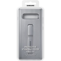 Чехол Samsung Protective Standing Cover for Galaxy S10 Plus (серебристый)