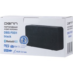 Портативная акустика DENN DBS F001 (черный)