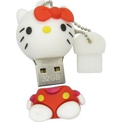 USB Flash (флешка) Uniq Hello Kitty Sitting Head 4Gb