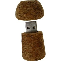 USB Flash (флешка) Uniq Wooden Champagne Cork 3.0 128Gb