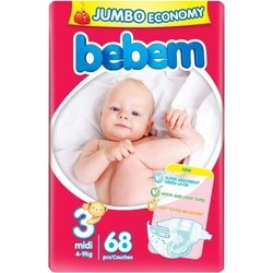 Подгузники Bebem Diapers 3 / 68 pcs