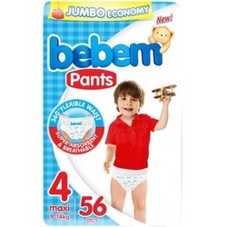 Подгузники Bebem Pants 4 / 56 pcs