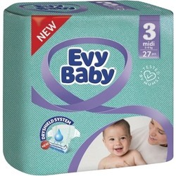Подгузники Evy Baby Diapers 3 / 27 pcs