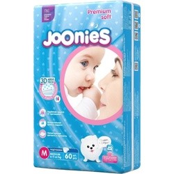 Подгузники Joonies Premium Soft Diapers M / 60 pcs