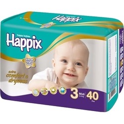 Подгузники Happix Diapers 3 / 40 pcs