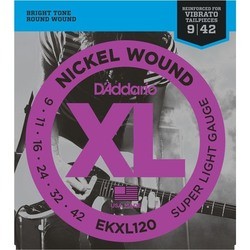 Струны DAddario XL Nickel Wound Reinforced 9-42