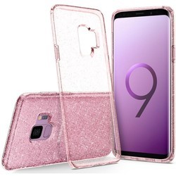 Чехол Spigen Liquid Crystal Glitter for Galaxy S9 (розовый)