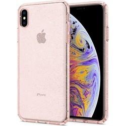 Чехол Spigen Liquid Crystal Glitter for iPhone Xs Max (розовый)