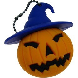 USB Flash (флешка) Uniq Halloween Pumpkin in a Hat 4Gb