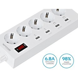 Сетевой фильтр / удлинитель Promate Powerstrip-4EU