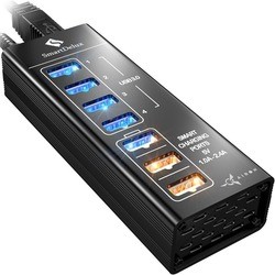 Картридер/USB-хаб AirOn SmartDelux 4-ports USB 3.0 + 3-ports USB FC
