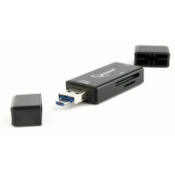 Картридер/USB-хаб Gembird UHB-CR3IN1-01